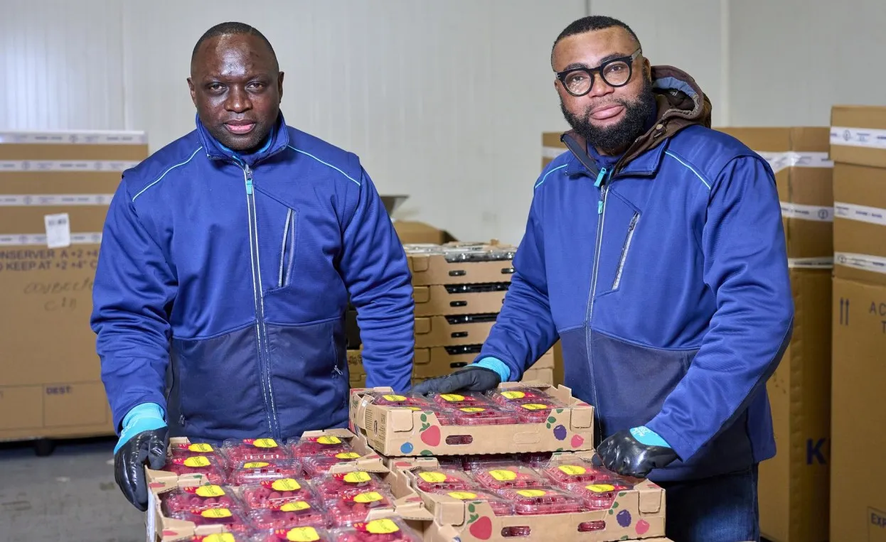 2 workers at perishables location