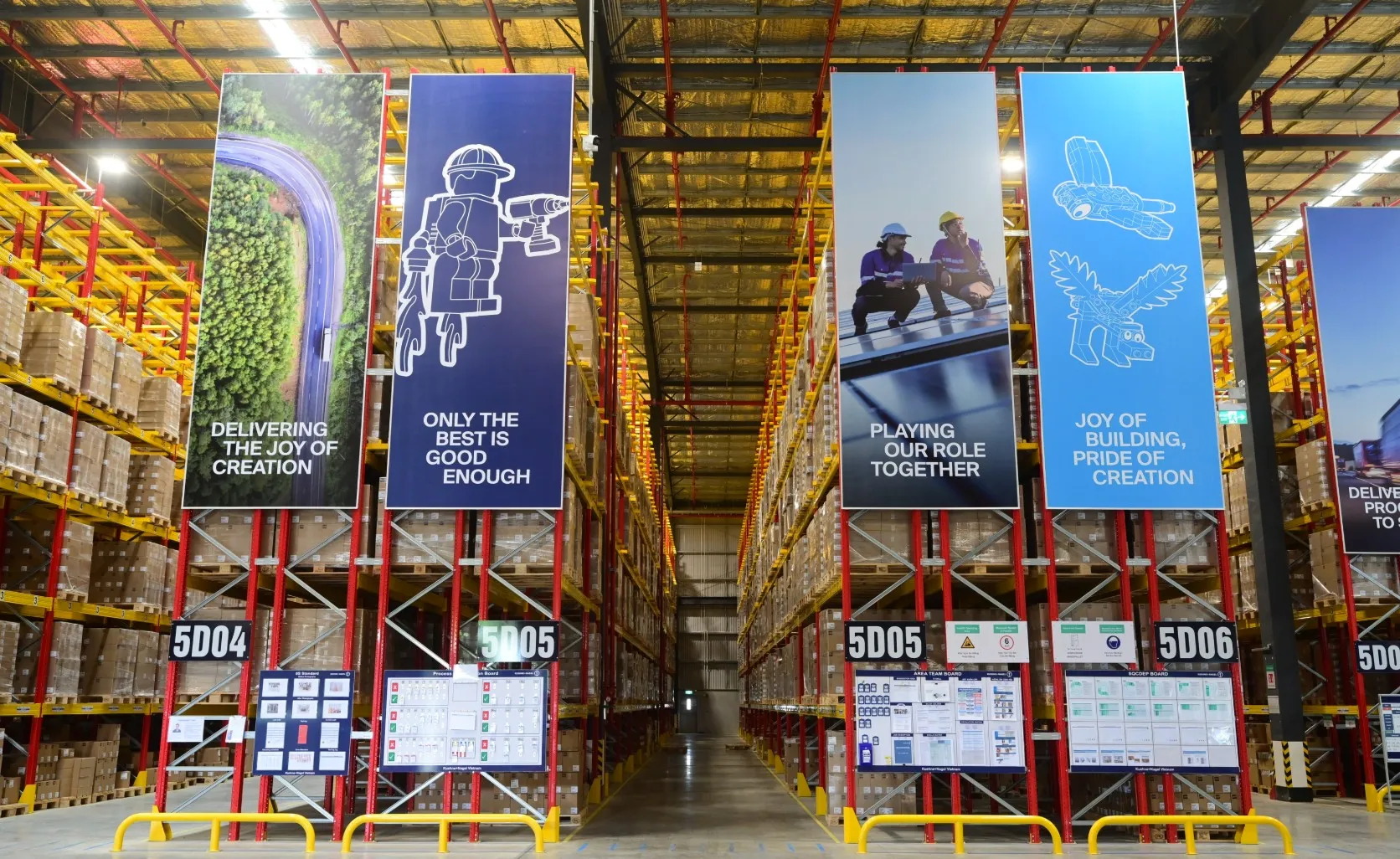 Kuehne+Nagel's LEGO Regional Distribution Centre (RDC) in Dong Nai, Vietnam.