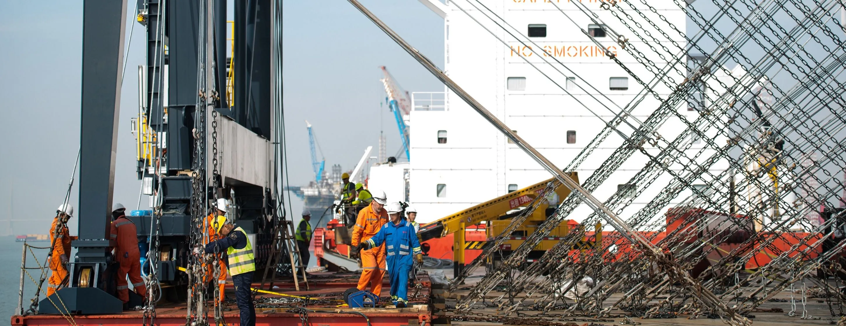 Security measures on a vessel