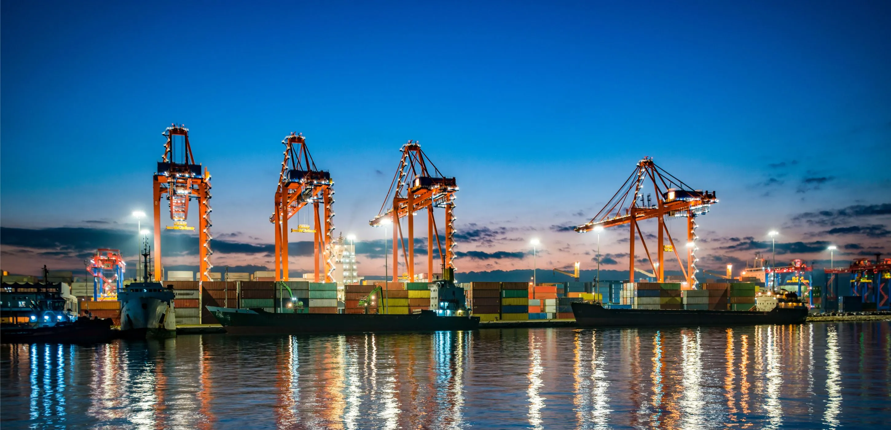 Industrial sea port