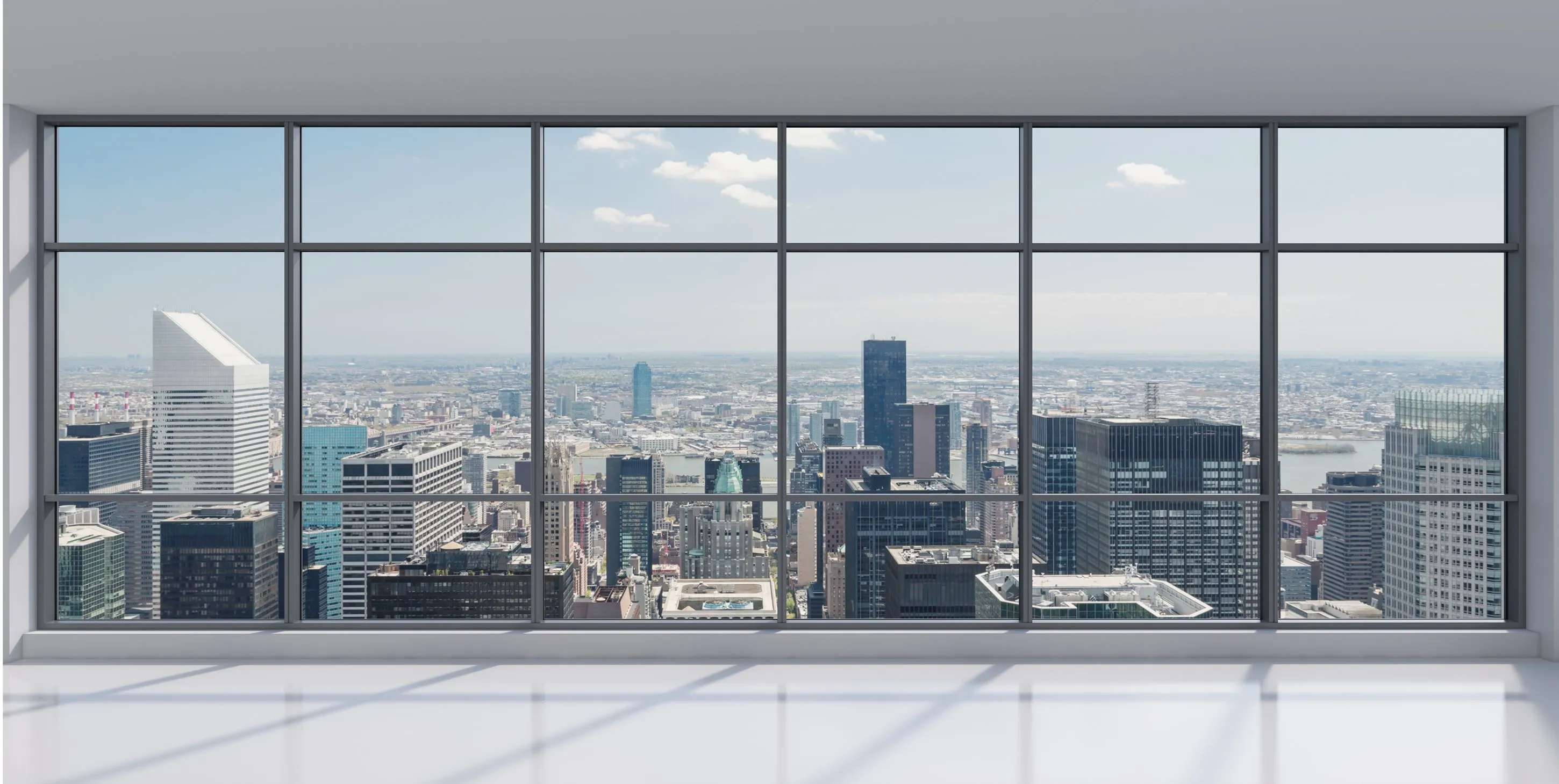Conglomerates office window