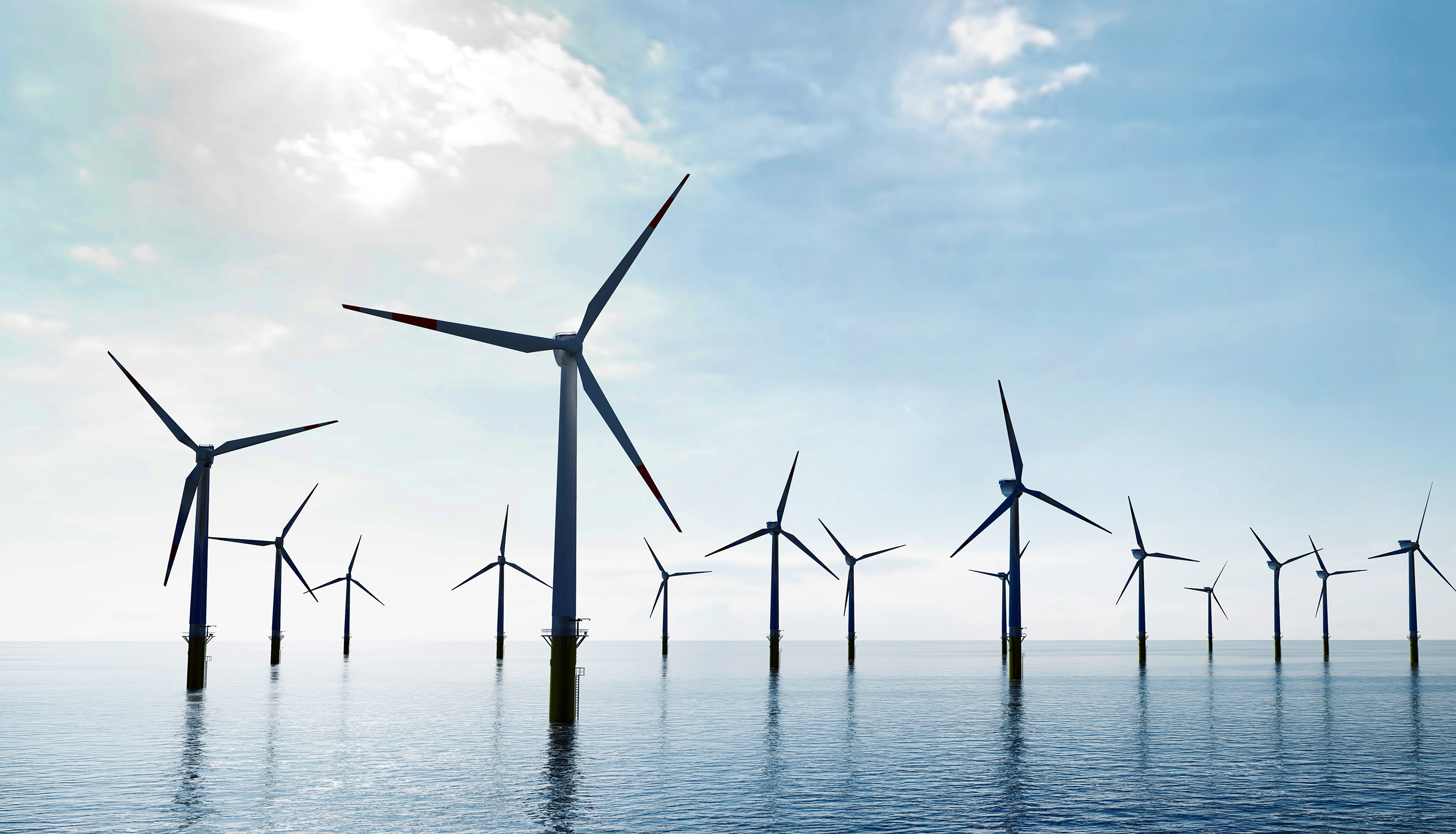 Offshore wind turbine park