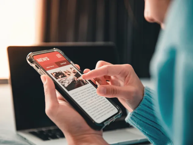 News on mobile phone